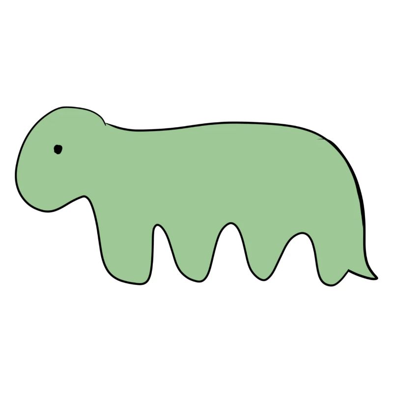 Tier symbol dinosaurier