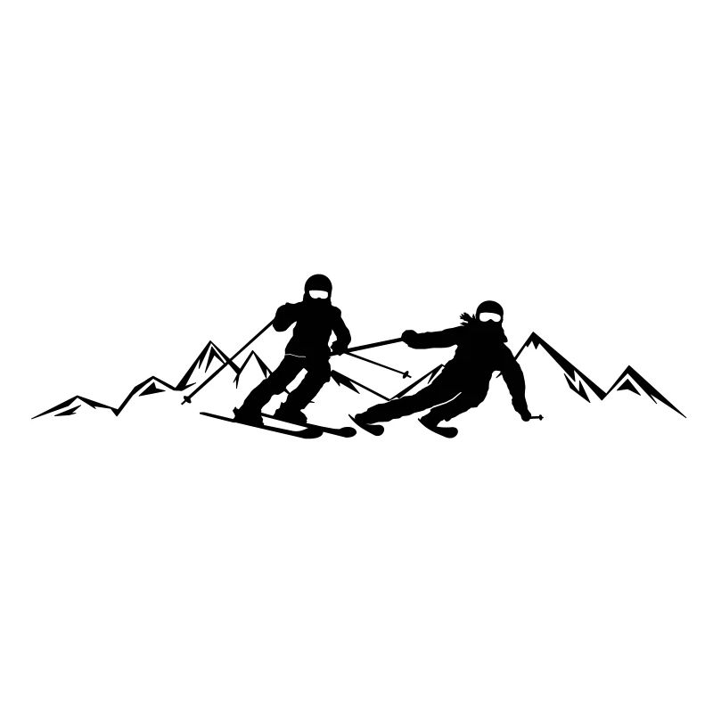 Wintersport - Skifahrer