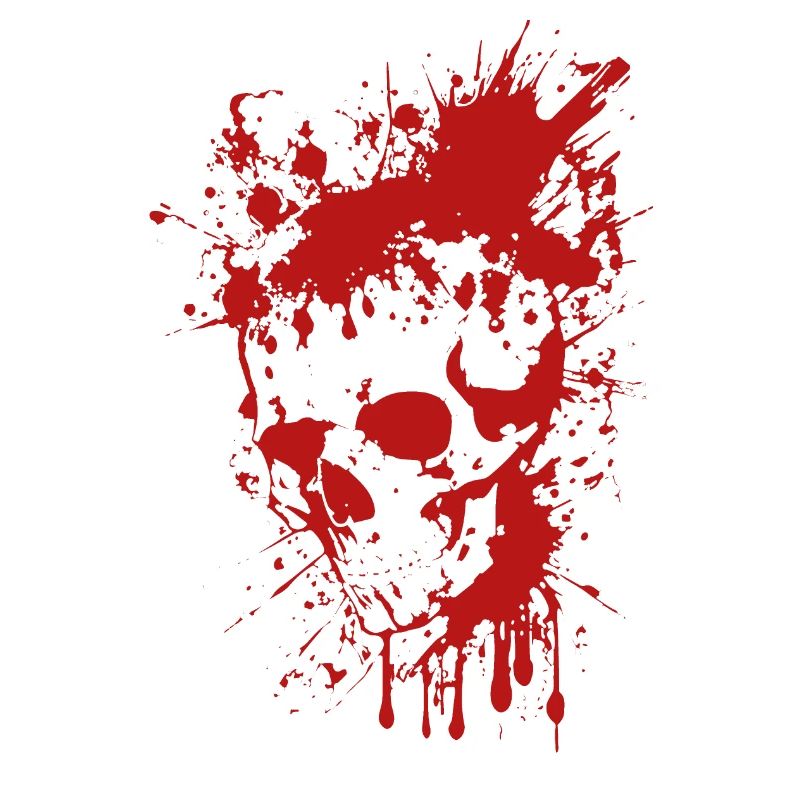 Éclabousser le crâne sanglant