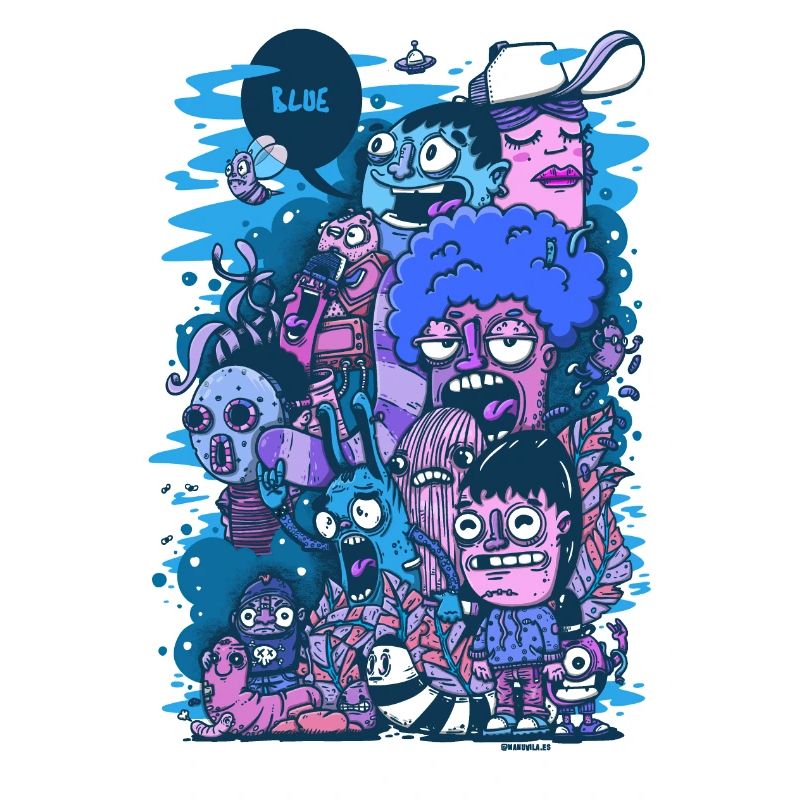 Blaues Projekt