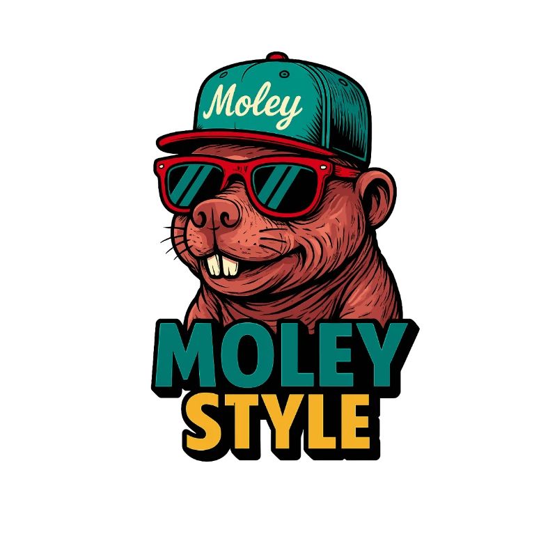 Moley Style Monkey Retro Cap