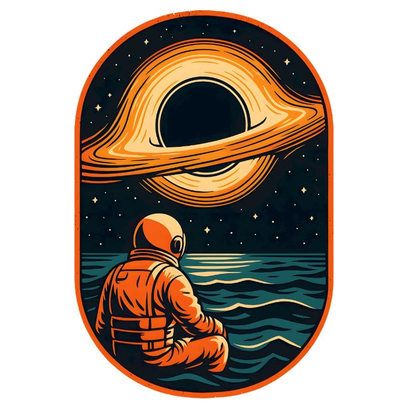 Kosmischer Entdecker Astronauten-Kunstwerk