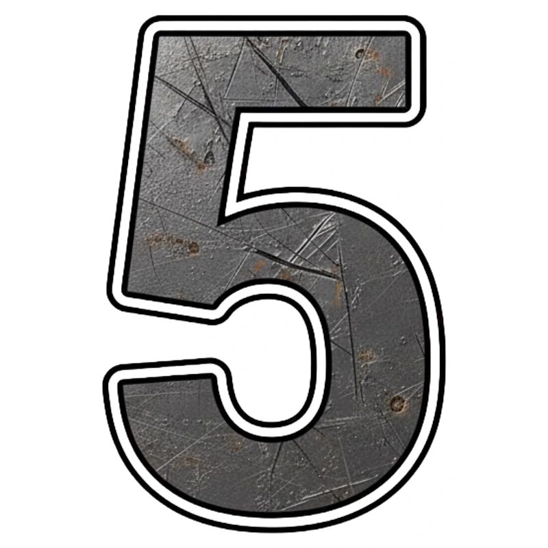 Rostiges 5 Design