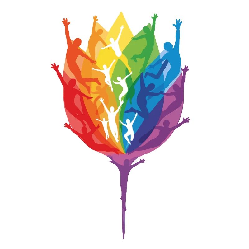 Die Regenbogengesellschaft in Bewegung