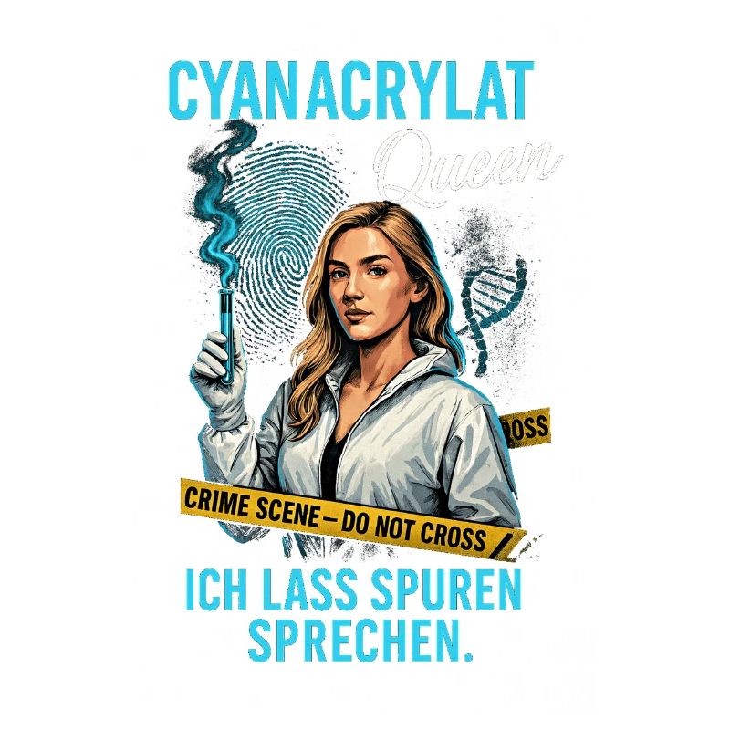 Cyanacrylat Königin – Spuren sprechen