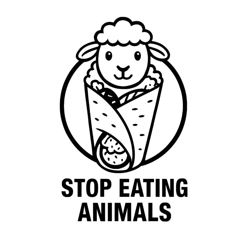 Stop eating animals | Döner-Lamm