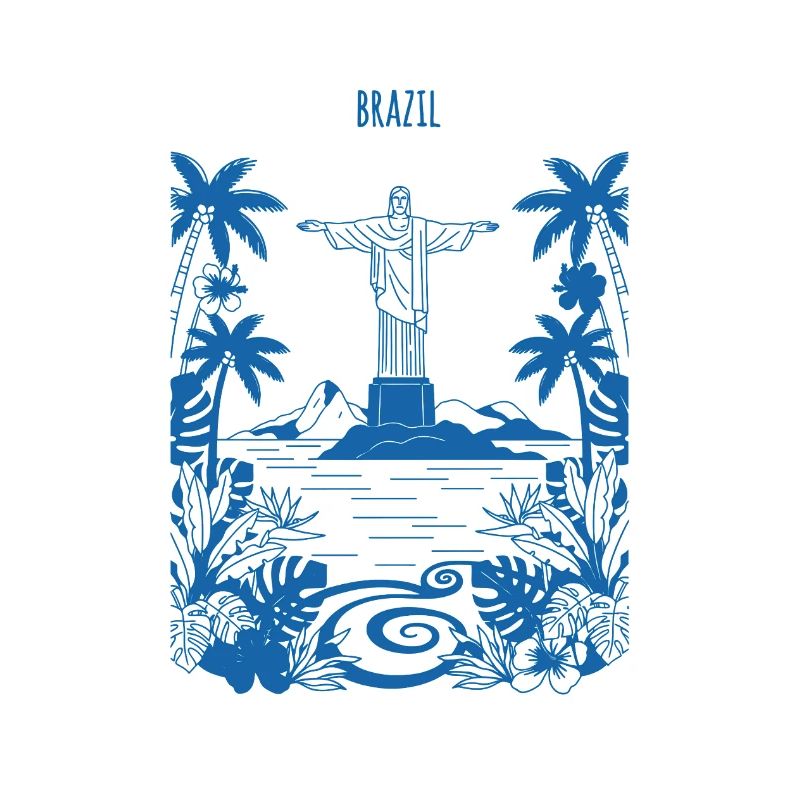 Christus Rio Tropeninsel Blau