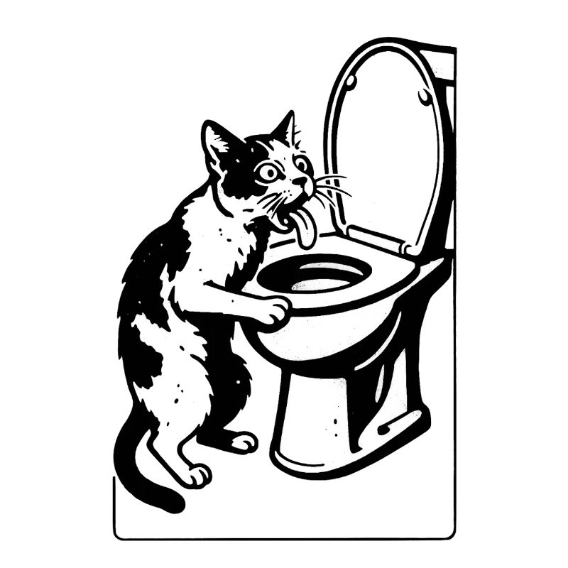 Katzentoilette Witz