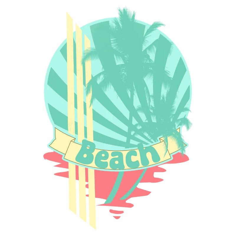 Strand Palmen Meer Banner