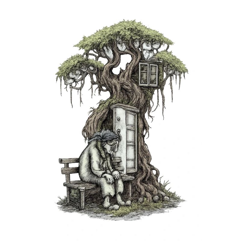 Wurzelhaus der Einsamkeit