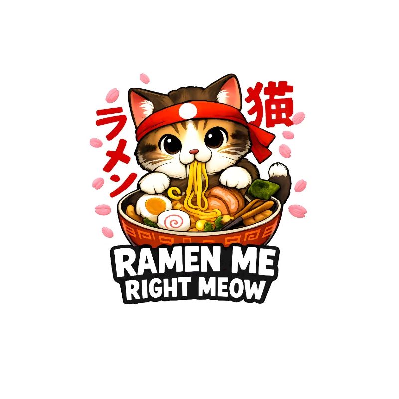 Ramen Kawaii Katze Anime