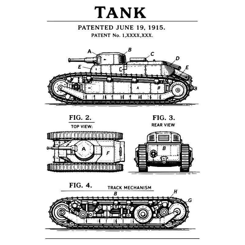 Panzerpatent-Bauplan