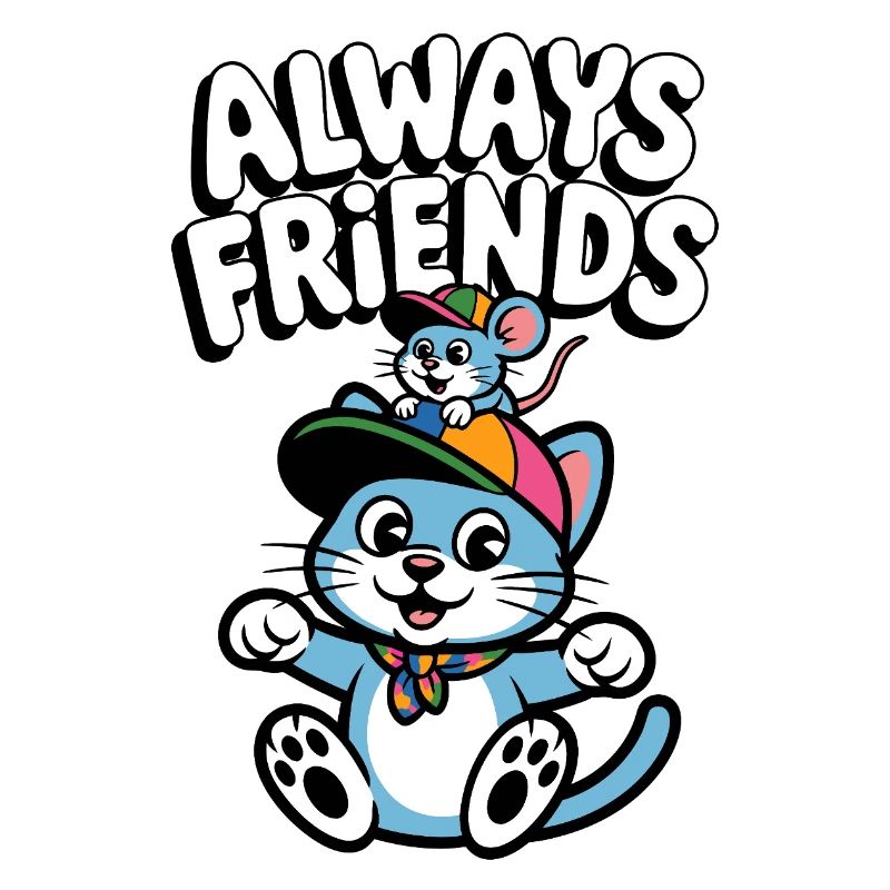 Katze und Maus Freundschaft