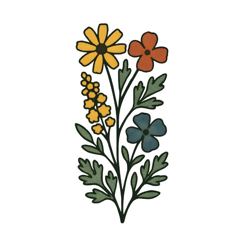 Blumenstrauß Aquarellfreude