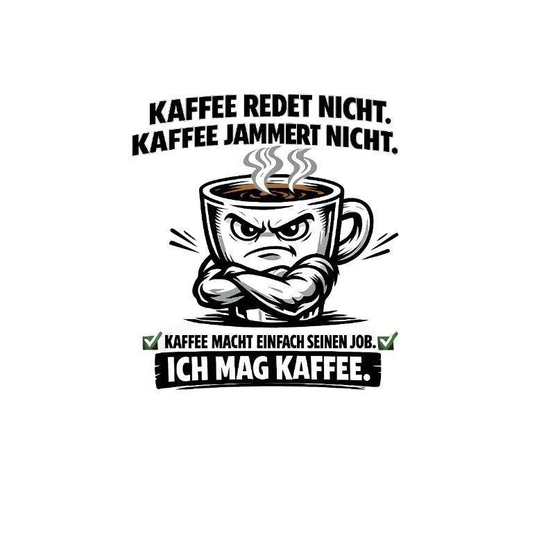Kaffee lustiger Kaffeespruch Büro