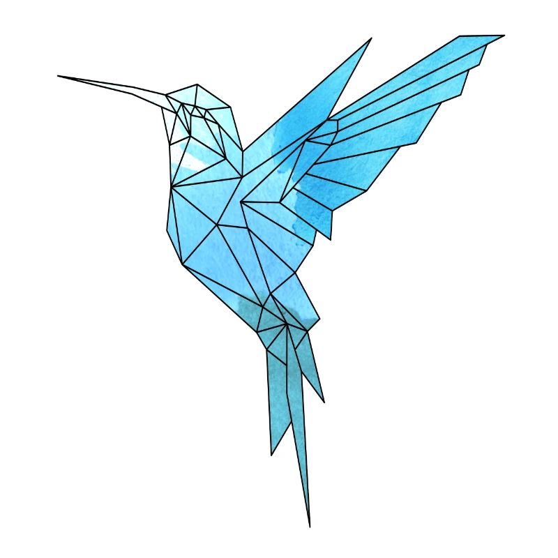 Kolibri Geometrisch