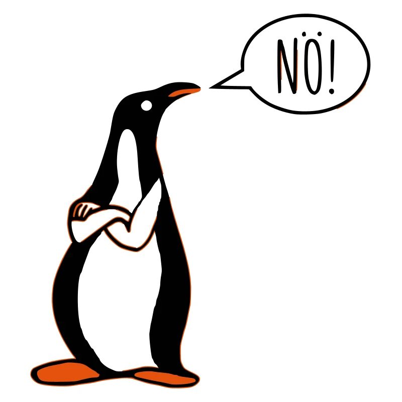 Pinguin sagt NÖ
