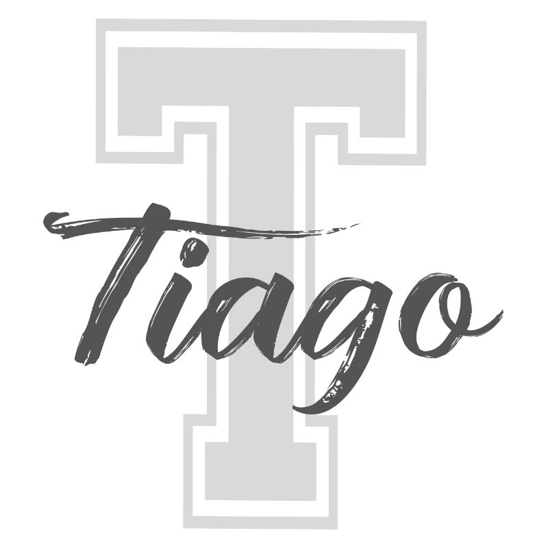 Tiago gift custom Tshirt Tiago name