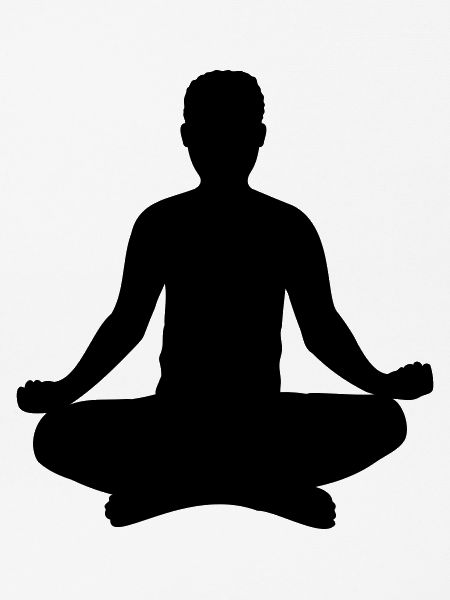 Yoga Position Silhouette