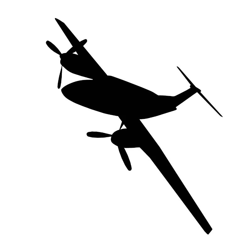 Zweimotoriges Propellerflugzeug