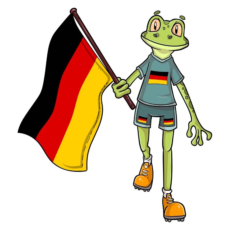 Deutscher Fan Frosch