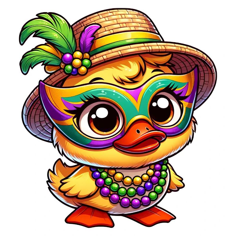 Mardi Gras Comic-Ente