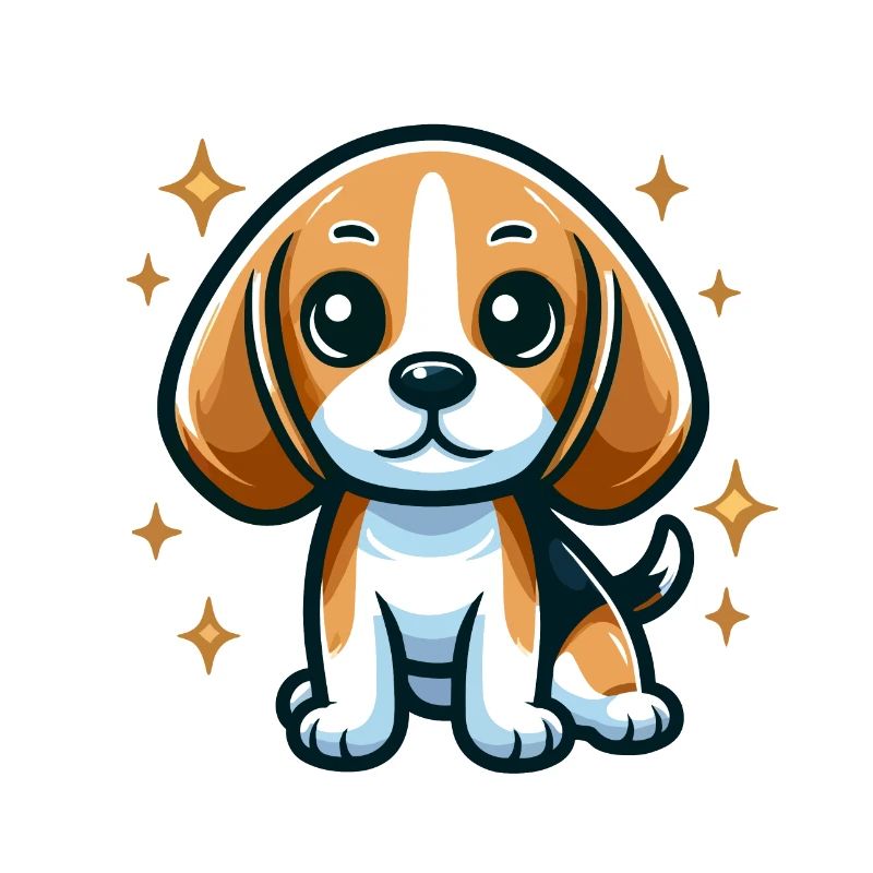 Beagle Chibi Hund