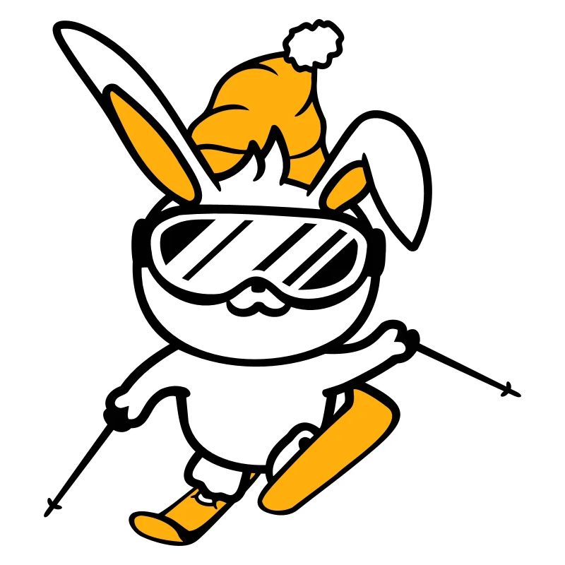 Bunny Ski Goggles Ski Bunny Skiing Ski Goggles Cap