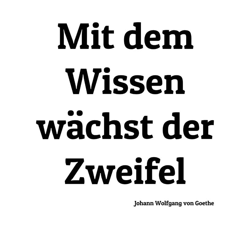 Goethe Zitat