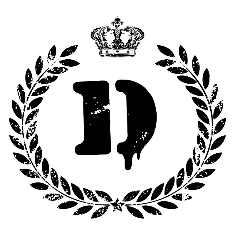 D Buchstabe Wappen