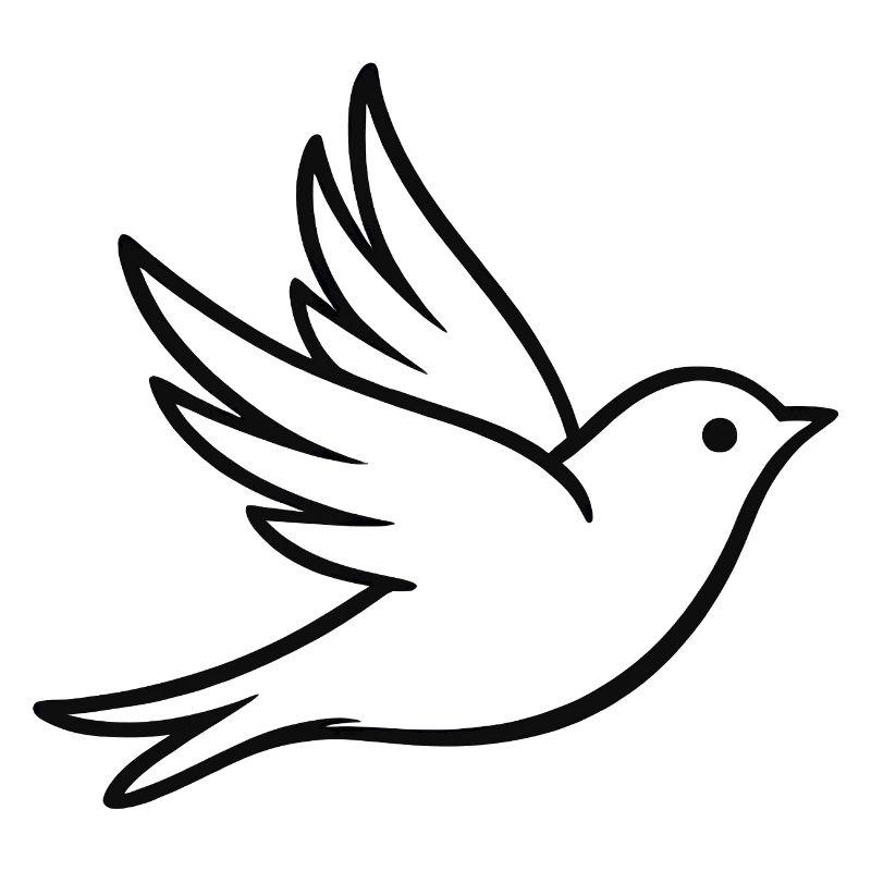 Friedenstaube Silhouette