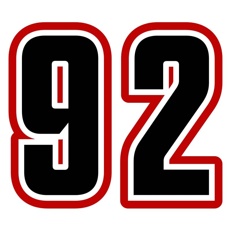 92 Zahl Symbol