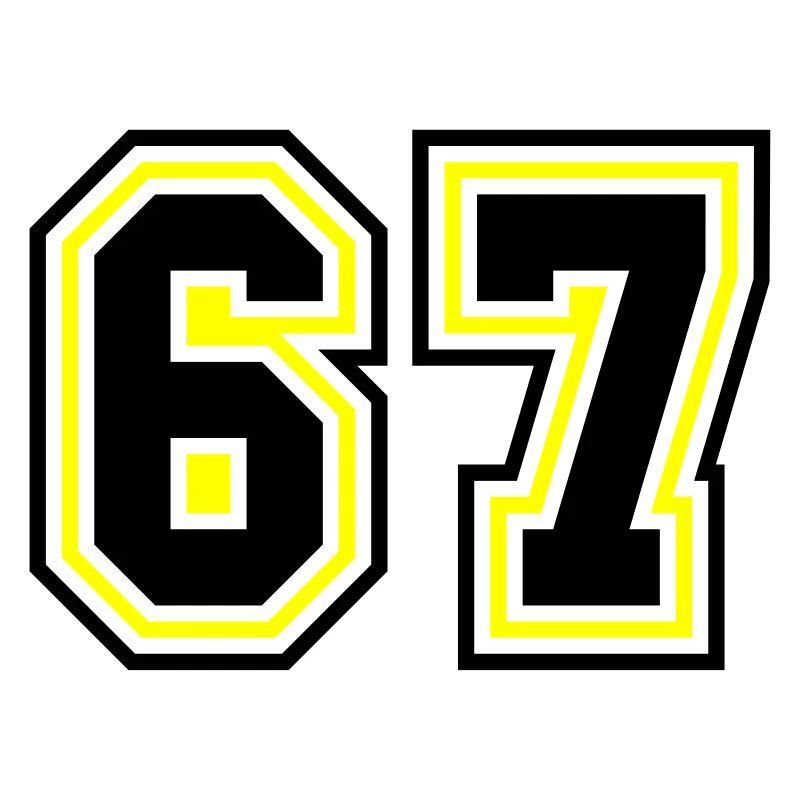 67 Zahl Symbol
