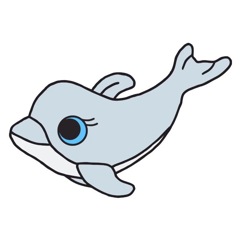 Süßer Delfin