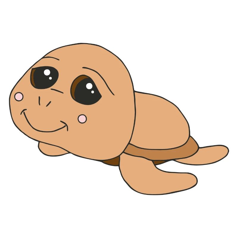 Kleine süße Schildkröte