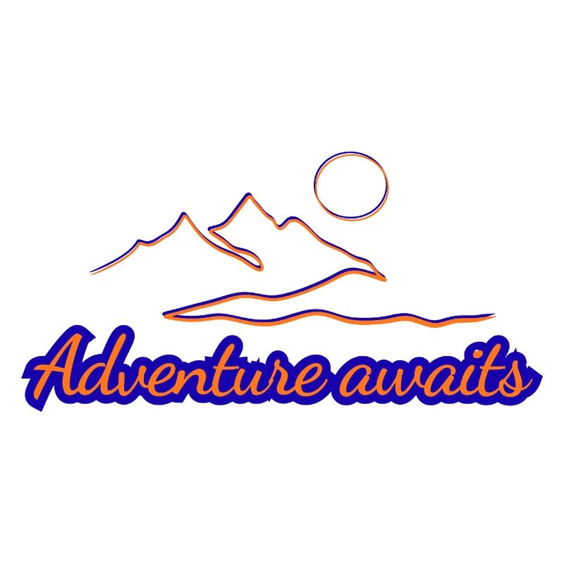 Berglandschaft Adventure Awaits