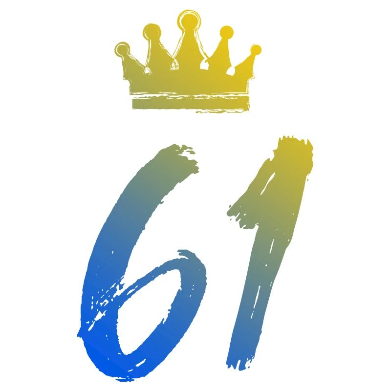 61 Number crown
