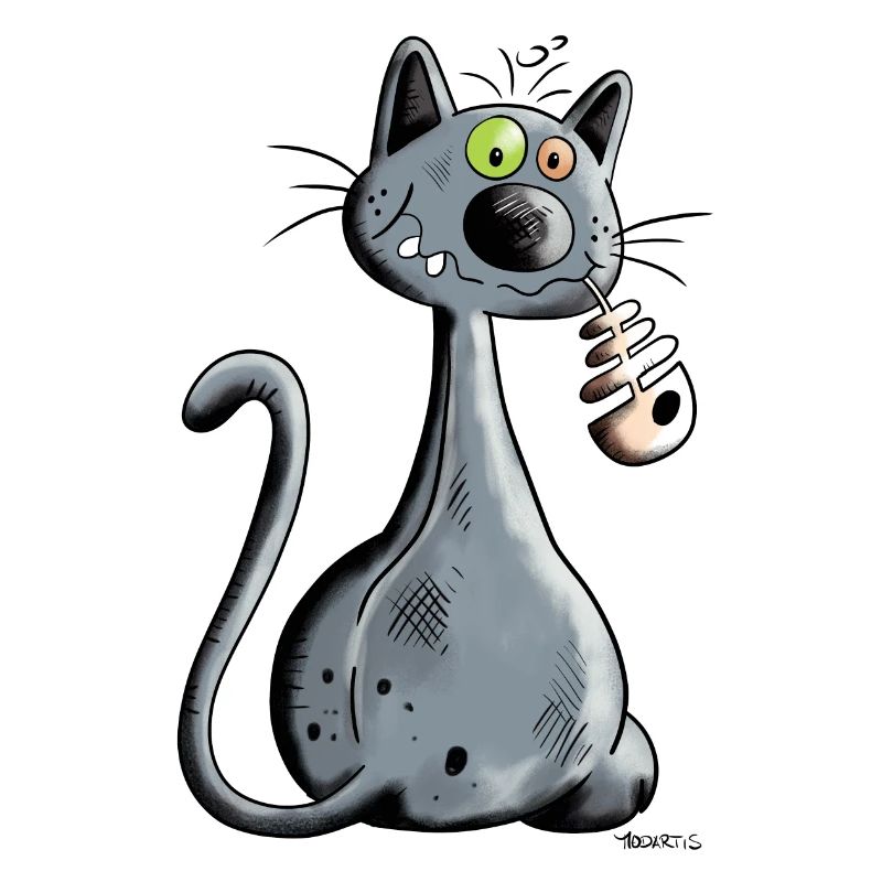 Schwarze Katze