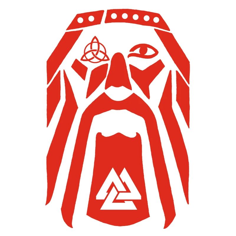 Wikingerkrieger (rot)