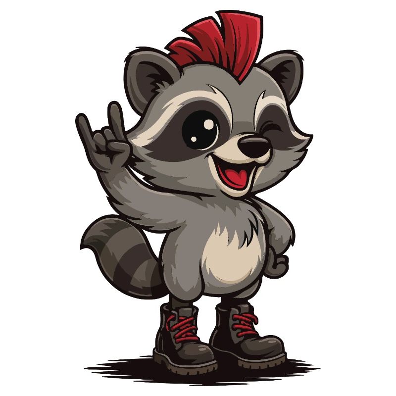 Punk Rock Raccoon