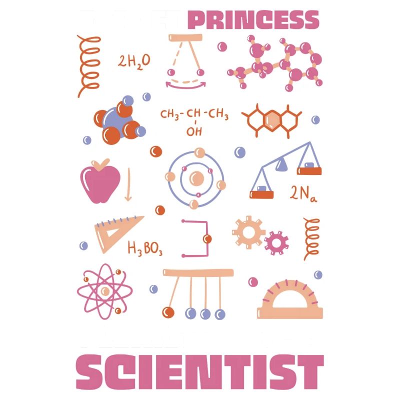 Ich will Wissenschaftler sein – bunte Doodles