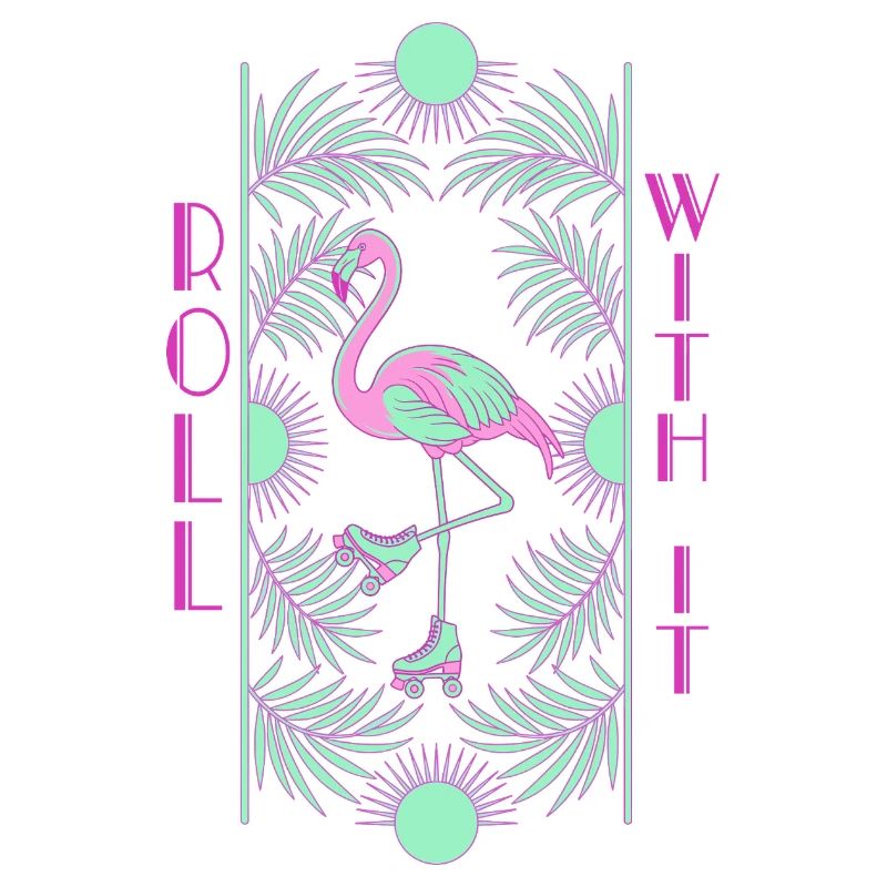 Roll With It Flamingo
