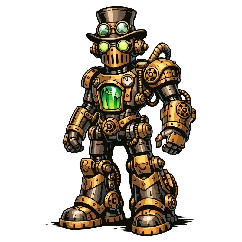 Steampunk Roboter