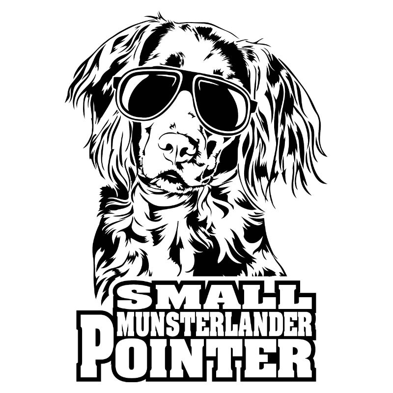 SMALL MUNSTERLANDER POINTER cool sunglasses dog