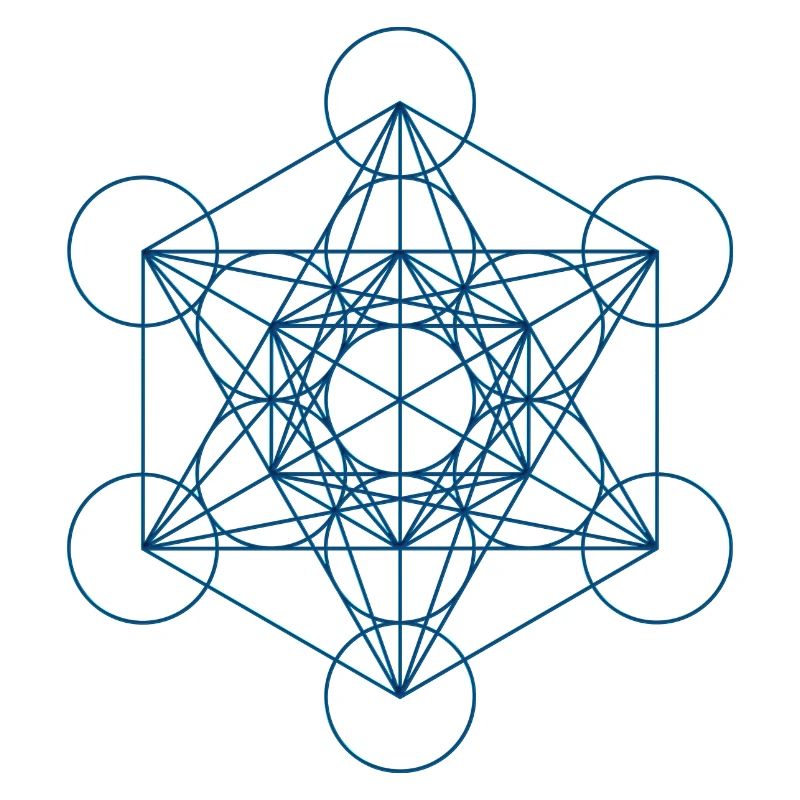 METATRONS WÜRFEL - blau