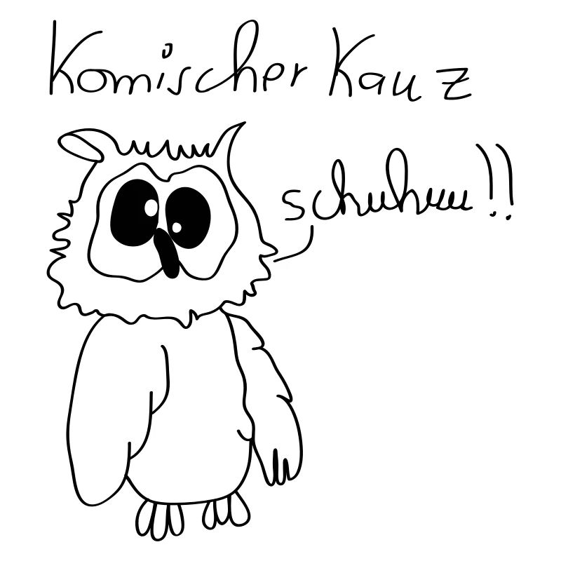 Komischer Kauz Schuhuu