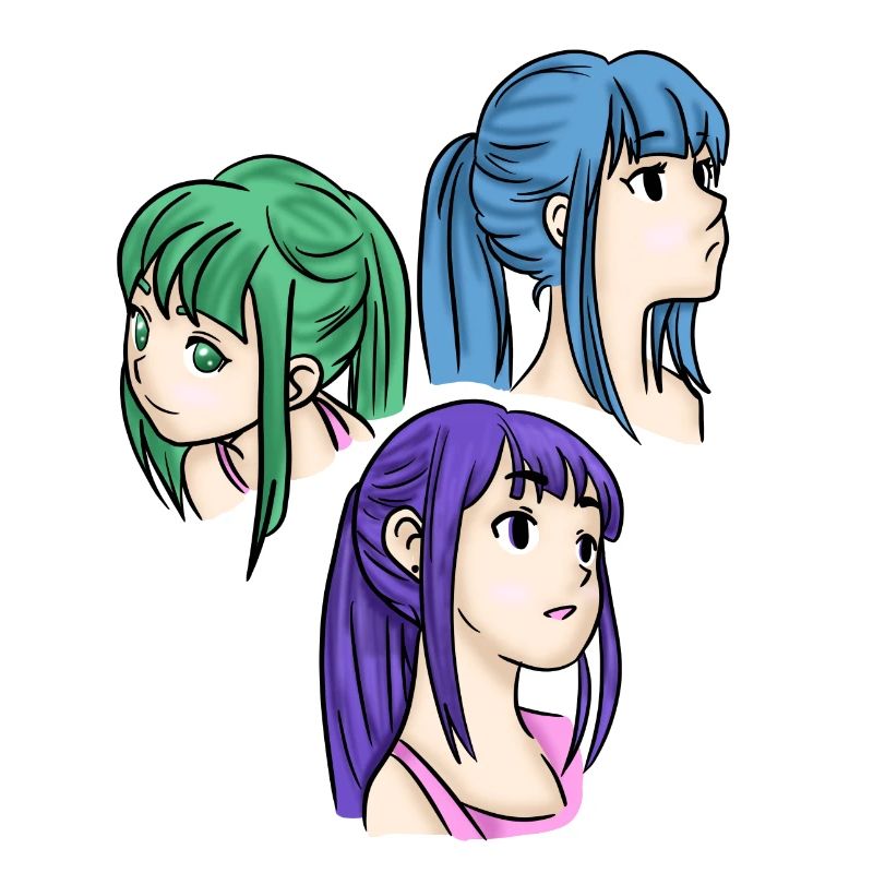 Die Drillinge 💚💜💙