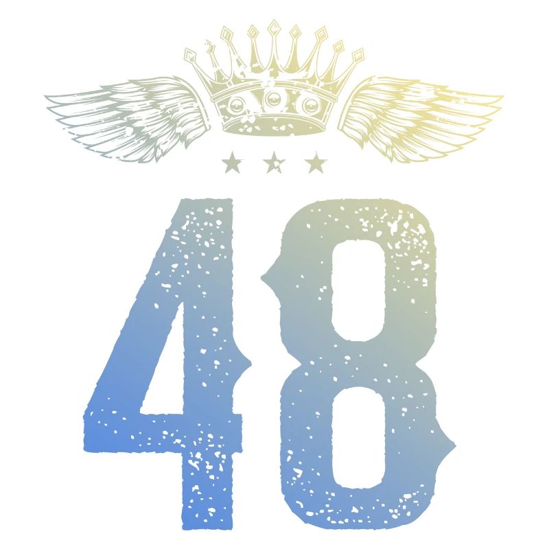 48 Zahl Krone