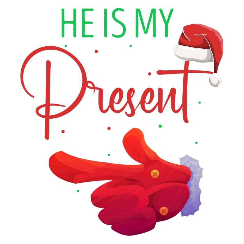 Il est mon mignon design de couples de Noël