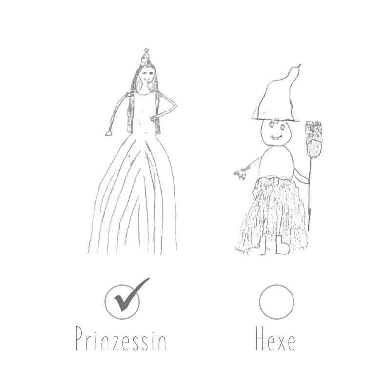 Bist du Prinzessin oder Hexe? Prinzessin!